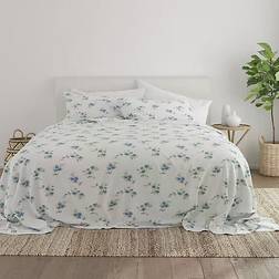 Home Collection Premium Bed Sheet Blue (259.08x228.6cm)