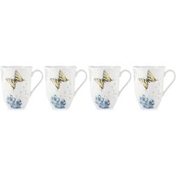 Lenox Butterfly Meadow Hydrangea Collection 4-Pc. Set White Cup