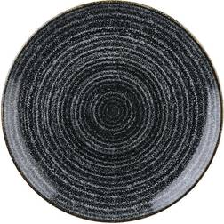 Churchill Studio Prints Homespun Charcoal Black Coupe Plate 288mm Flad tallerken