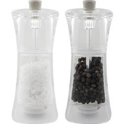 Grunwerg G-MILL Square Pepper & Salt Mills 2 Piece 13cm Spice Mill