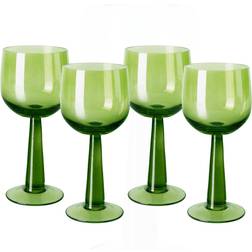 HKliving Emeralds 200 ml Fern Green (Lot de 4) Verre à Vin Rouge 20cl 4pcs