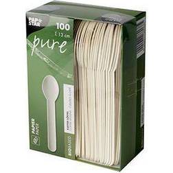 Papstar Lepel 88068 Wit 100 Stuks