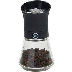 T & G Tip Top 125mm Pepper Mill Black Spice Mill