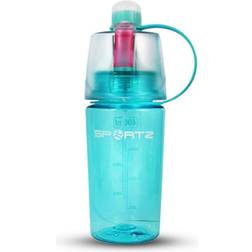 Aquarius Bottle with Spray Function,Blue Water Bottle