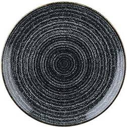 Churchill Studio Prints Homespun Charcoal Black Coupe Plate 217mm Asiet 12stk