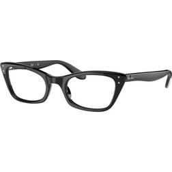 Ray-Ban LADY BURBANK Svart Montura Klara Lentes polariserade 47-20