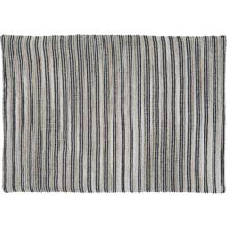 Saro Lifestyle Corded Place Mat Black, White (50.8x35.6cm)