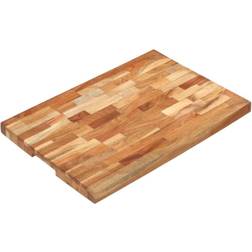 vidaXL 60x40x4 cm Solid Acacia Wood Brown Chopping Board