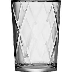 Quid Urban Karoh Alto Vidrio 50 cl Transparente Con Relieve Facil de Limpiar Reciclable - Clear Vaso