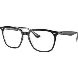 Ray-Ban RB4362 Zwart Montuur Helder Glazen gepolariseerd 51-18