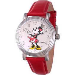 Disney Minnie Mouse Silver Vintage Alloy Red