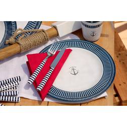 Marine Business MB Sailor Soul Middagstallerken 230g, 6stk Flad tallerken