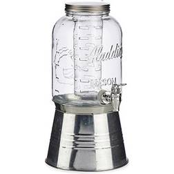 Vivalto Gennemsigtig Vandhane Køler Krystal Metal Plastik (3800 ml) Kande