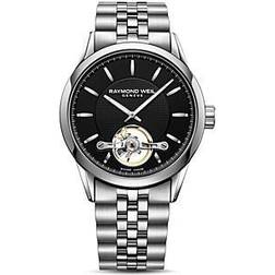 Raymond Weil Freelancer Watch, 42.5mm Black/Silver