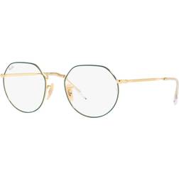 Ray-Ban JACK Monture Or Verres Incolore polarisé 51-20