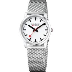 Mondaine Simply Elegant White Milanese Bracelet A400.30351.16BZ