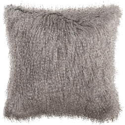 Safavieh Faux Luxe Peacock Complete Decoration Pillows Gray (50.8x50.8)