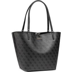 Guess Alby 4g Logo Shopper Bag - Black