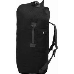 vidaXL Bolso De Lona Estilo Militar 85 L Negro