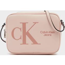 Calvin Klein Monogram Crossbody Bag PINK One Size