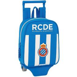 Safta Mochila Escolar con Ruedas 805 RCD Espanyol 611753280 Azul Blanco