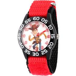 Disney Princess Toy Story Kids' Plastic Time Teacher Analog Quartz Nylon Strap Watch