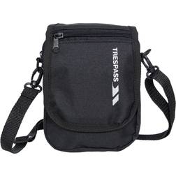 Trespass 1 Litre Travel Shoulder Bag Helicon Black EACH