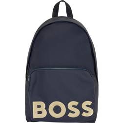 HUGO BOSS Structured-nylon backpack with contrast logo