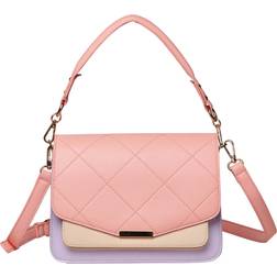 Noella Blanca Multi Compartment Bag - Coral/Purple/Nude