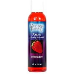 Blush Novelties Razzels Warming Lubricant Sinful Strawberry 4 Oz. Bottle in stock