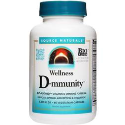 Source Naturals Wellness D-mmunity 60 Vegetarian Capsules