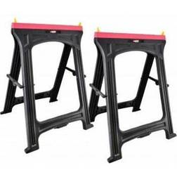 AWTools Foldable Saw Horse 2pcs Load 300kg