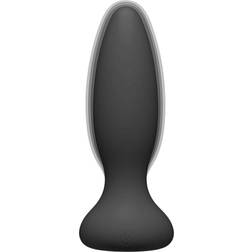 Doc Johnson A-Play Vibe Experienced Rechargeable Silicone Anal Plug With Remote Black