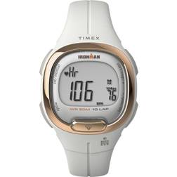 Timex IRONMAN Transit with Activity Tracking & Heart Rate 33mm White/Rose Gold-Tone White/Rose Gold-Tone