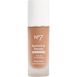 No7 Restore & Renew Serum Foundation 1.0 oz Tawny