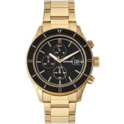 Breed Maverick Chronograph Armbanduhr mit Datum Gold Einheitsgröße