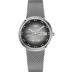 Mido Commander Watch, 37mm Gray/Silver