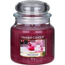 Yankee Candle Rumdufte Duftende Sweet Plum Sake Classic Medium Glass 411 g Duftlys 411g