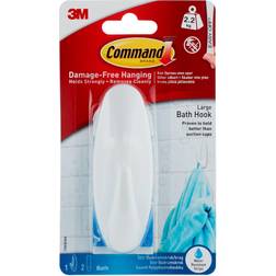 3M 2 White Hooks & 4 Strips Command Jumbo Canvas Hanger 1/Pkg Picture Hook
