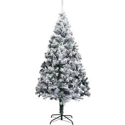 vidaXL Plastic With Snow Christmas Tree 240cm