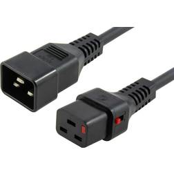 MicroConnect strømkabel IEC 60320 C19 til IEC 60320 C20 1 m