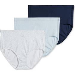 Jockey Elance Breathe Brief 3-pack - Frothy Blue/Flowing Vine/Just Past Midnight