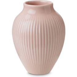 Knabstrup Keramik Fluted Pink Vase 12.5cm