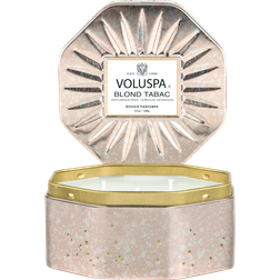 Voluspa Blonde Tabac Octogon Tin 50h Doftljus