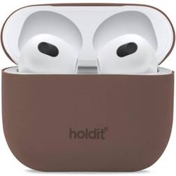 Holdit Nygård Silikone Cover Til AirPods (3.gen) Brun