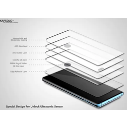 Kapsolo kap30279 kapsolo tempered glass screen protection curved factory seal