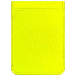 iDecoz Leather Phone Pocket Neon Gul