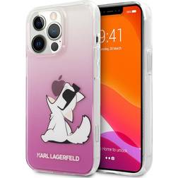 Karl Lagerfeld iPhone 13 Pro Max Cover Gradient Lyserød