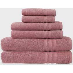 Linum Home Textiles Denzi 6-pack Bath Towel Pink (137.16x68.58cm)
