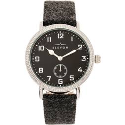 Elevon Northrop Uhr mit Wollüberzogenem Lederarmband Holzkohle Einheitsgröße